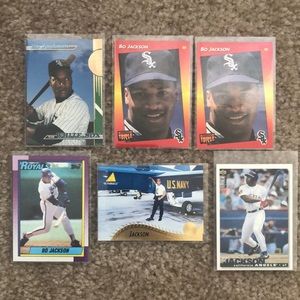 Bo Jackson Baseball Card Lot